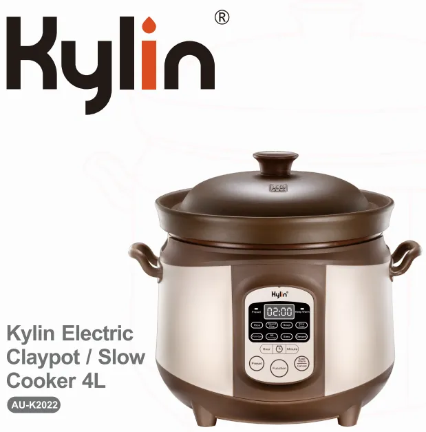 Kylin Electric Claypot/Slow Cooker 4L AU-K2022