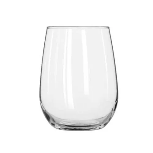 Libbey 221 Wine Glass, 17 oz., white wine, Safedger rim guarantee, Stemless (H 4-1/2 in  T