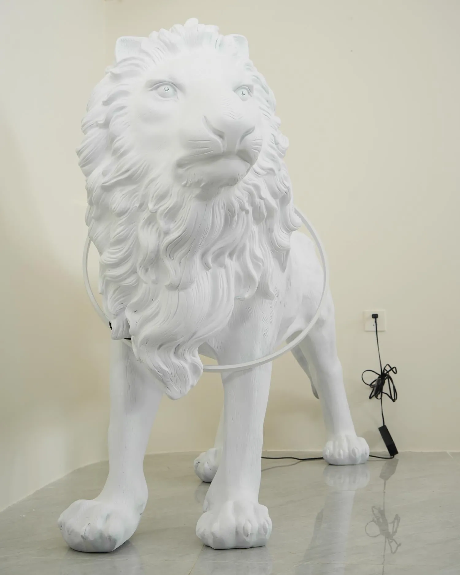 Lion Floor Lamp 74.8″- 51″