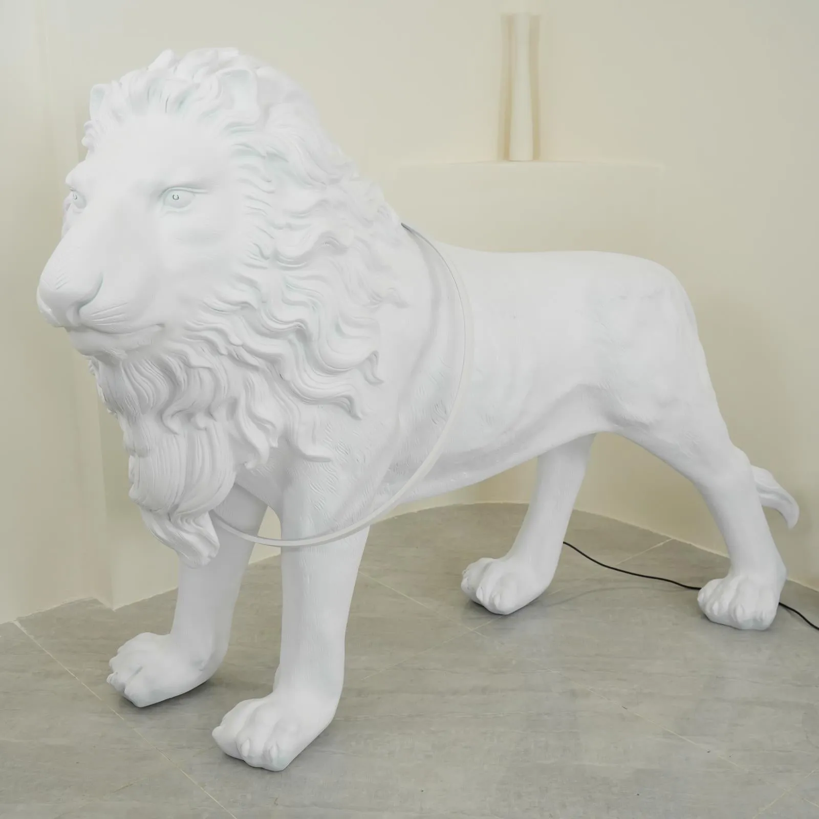 Lion Floor Lamp 74.8″- 51″