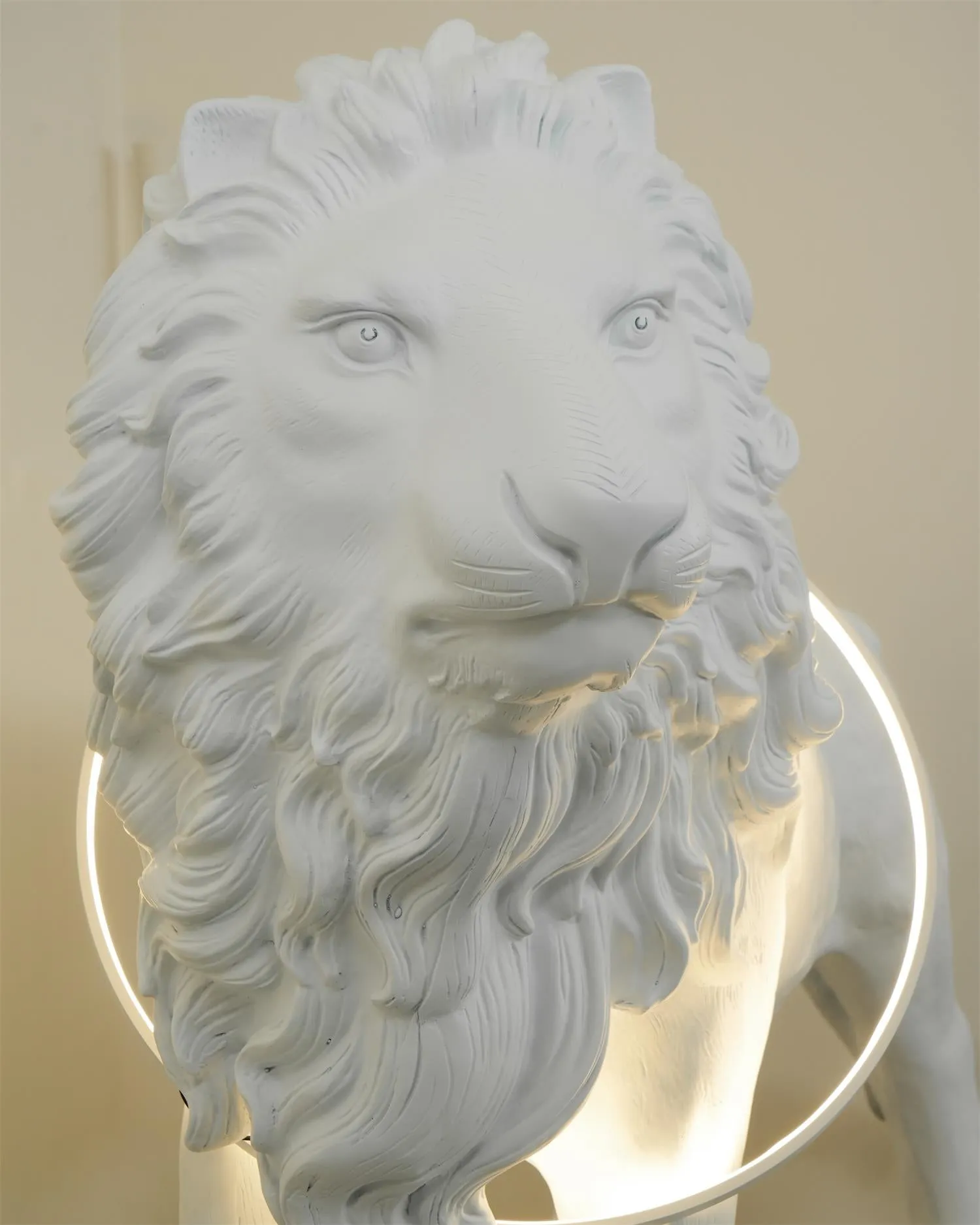 Lion Floor Lamp 74.8″- 51″