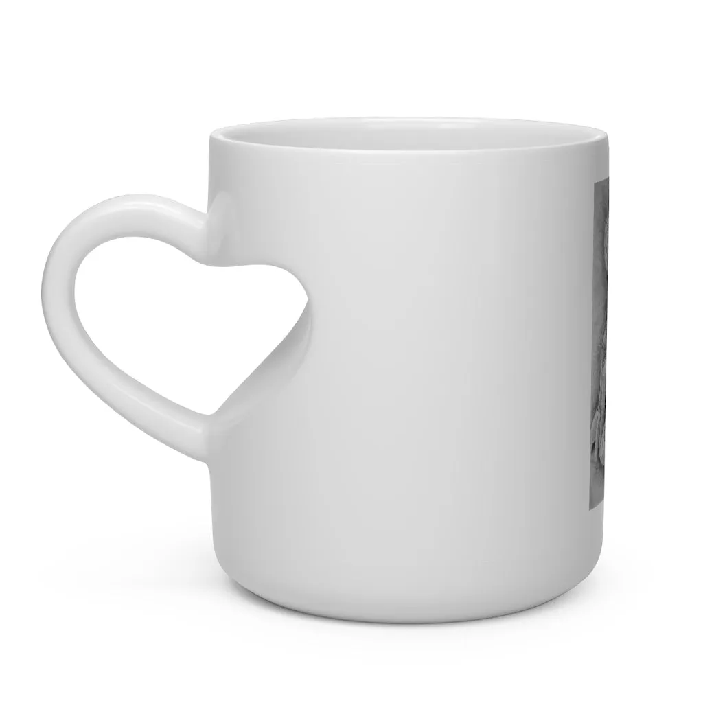 Lizzy the Lizard Heart Shape Mug