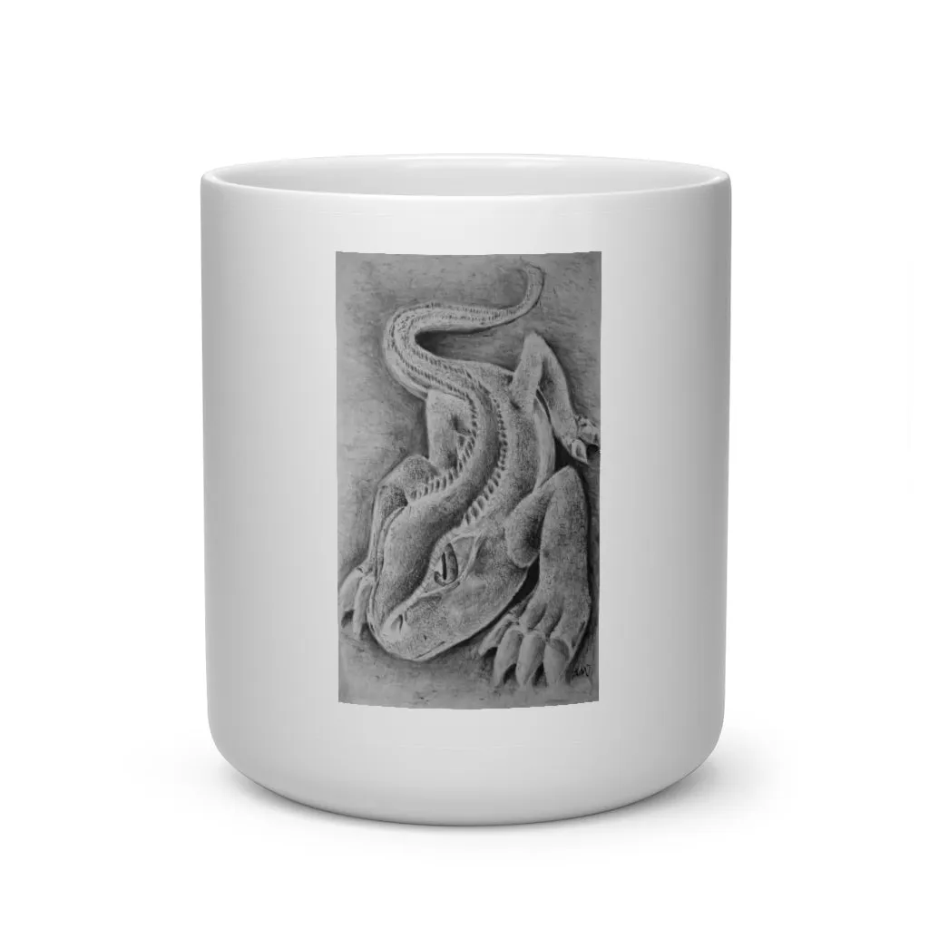 Lizzy the Lizard Heart Shape Mug