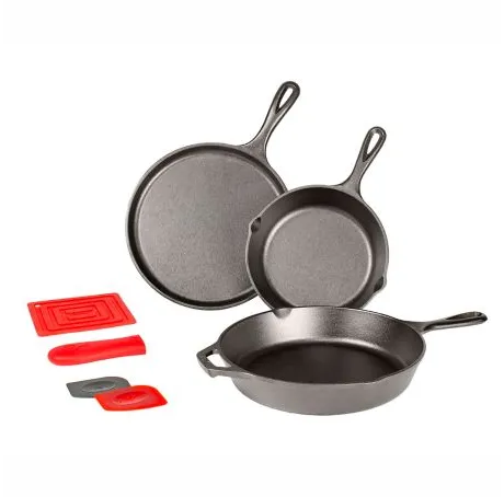 Lodge Essentials 6-Piece Cast Iron Skillet Set