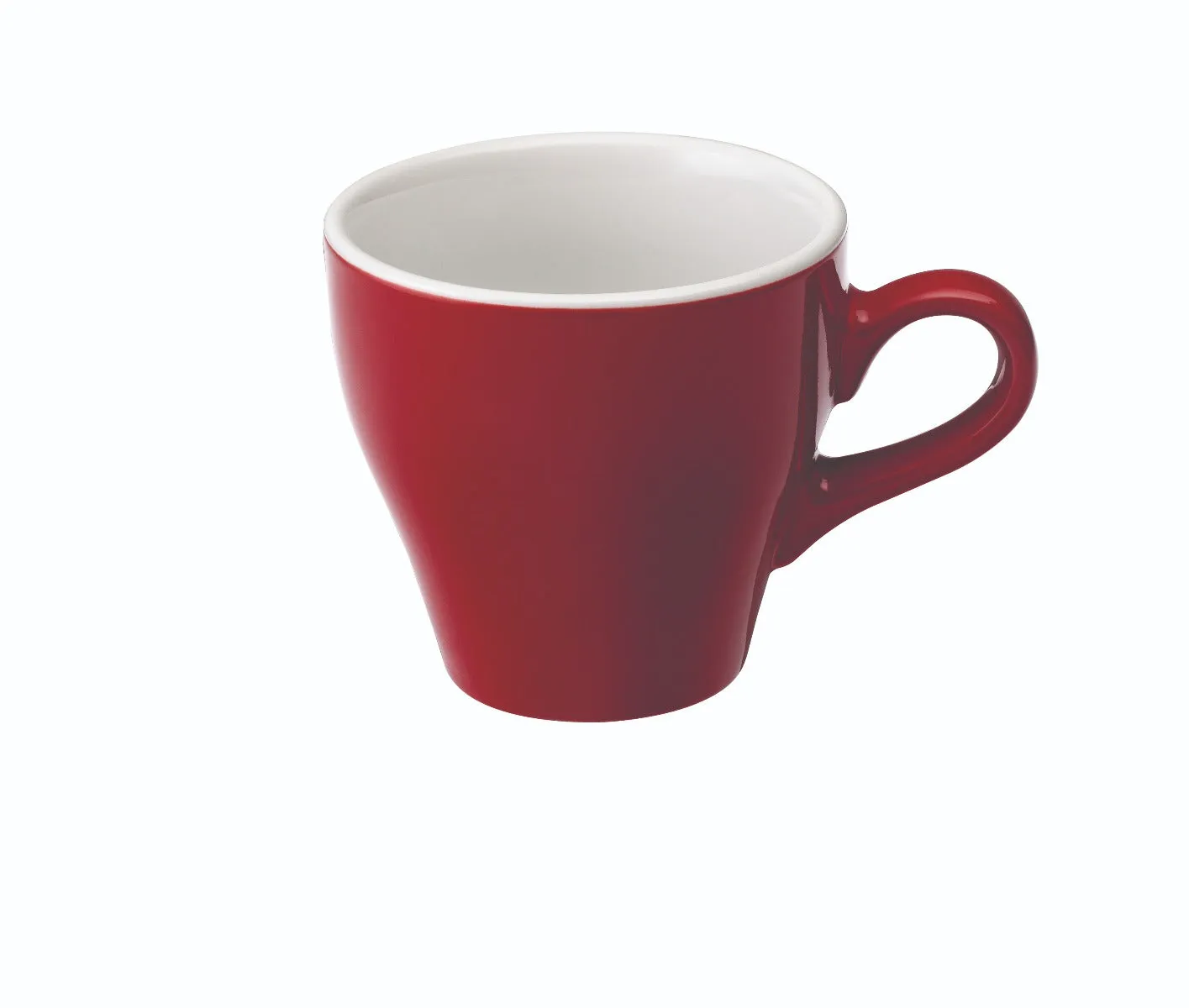 Loveramics Tulip Style Cappuccino Cup & Saucer - Red (6oz/180ml)