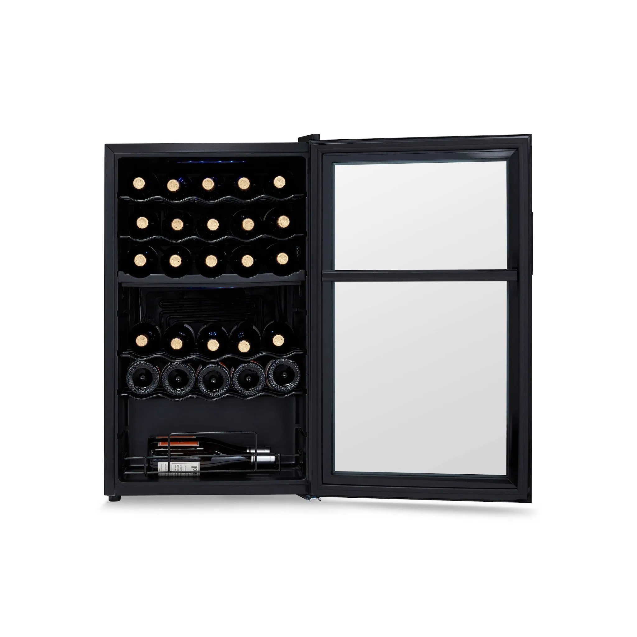 Luma® 33-Bottle 19.5" Black Freestanding Wine Fridge