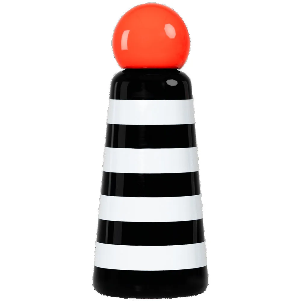 Lund London Skittle Water Bottle 500ml - Stripes & Coral