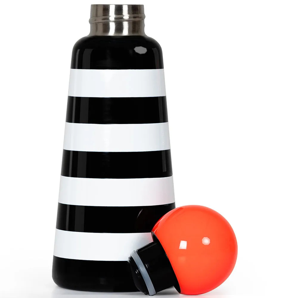 Lund London Skittle Water Bottle 500ml - Stripes & Coral