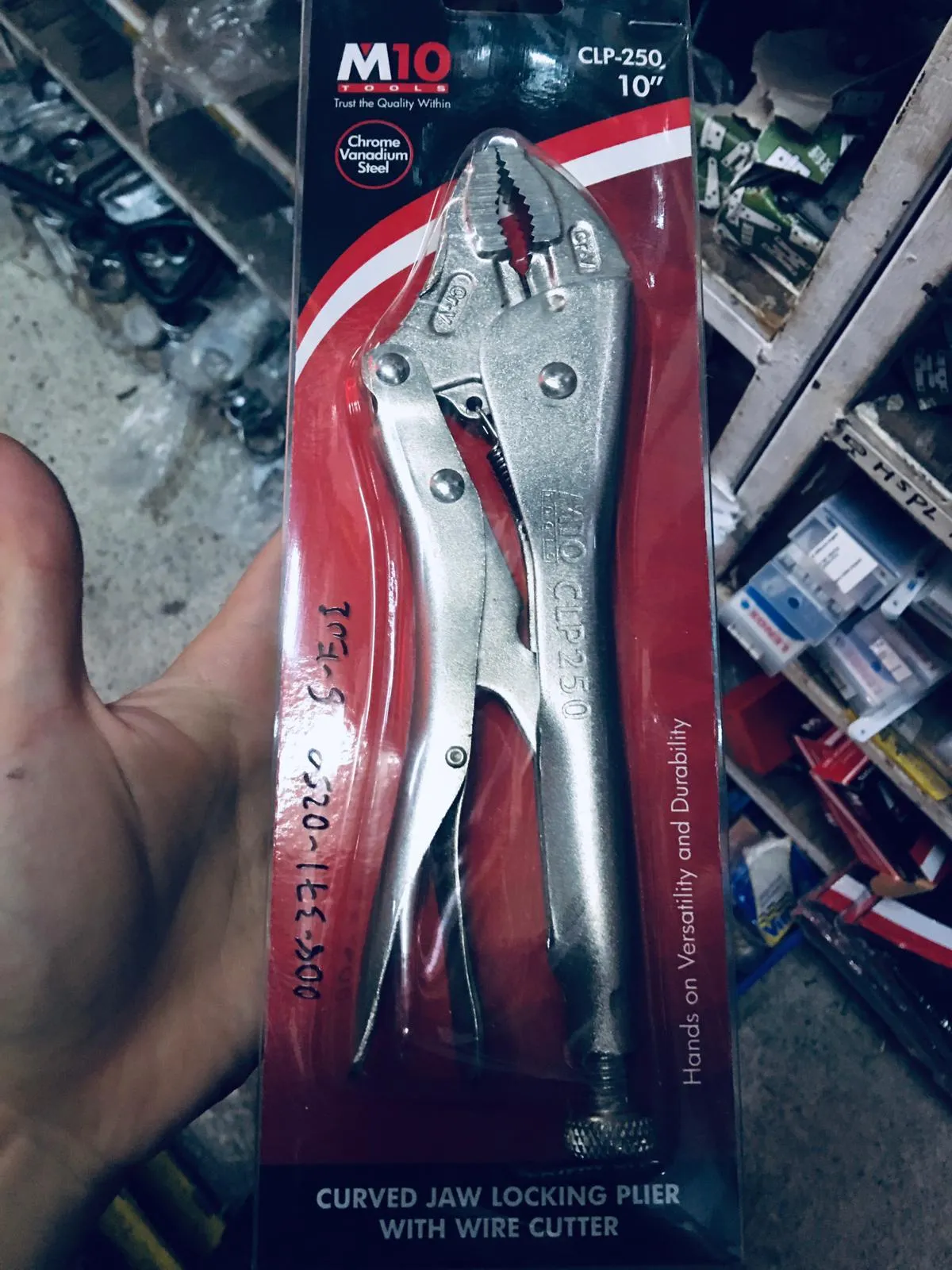 M10 Curved Locking Plier | Model: 008-371-