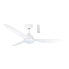 Martec Avoca 52″ DC Smart WIFI Ceiling Fan with LED Light - Matt White