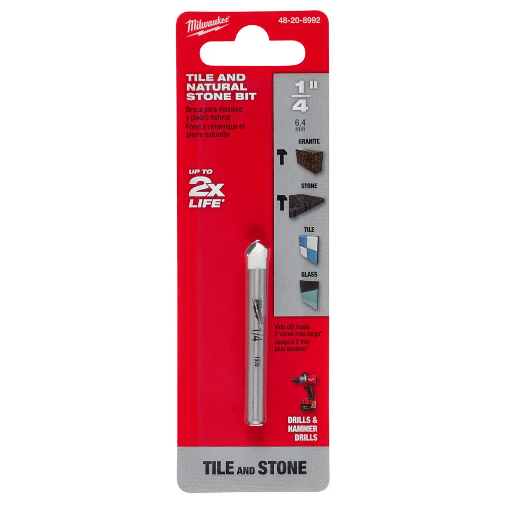 Milwaukee 48-20-8992 1/4" Natural Stone Bit