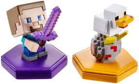 Minecraft Earth Boost Mini Attacking Steve & Spawning Chicken Figure