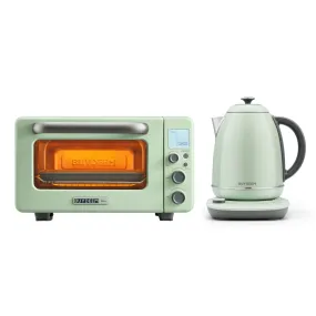 Mini Toaster Oven & Temperature Control Electric Kettle - Bundle Offer