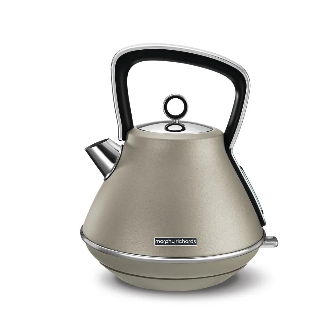 Morphy Richards Evoke Special Edition Retro Electric Kettle 1.5 L 2200 W Platinum