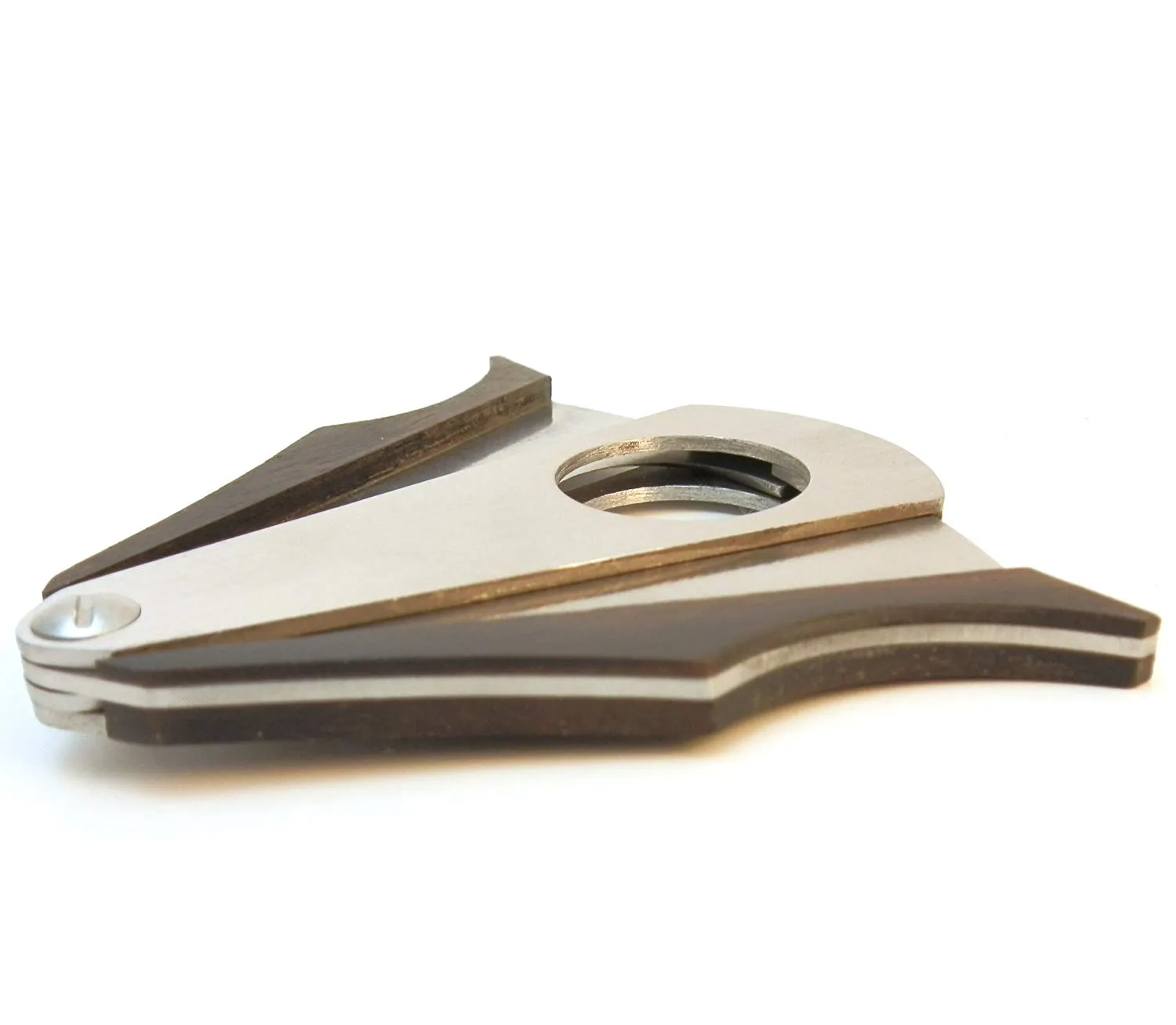 Mrs. Brog Cigar Cutter - Wood and Stainless Steel - Cut and Lock system