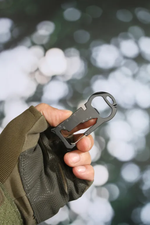 Multi-Tool Keychain: Multitool knife, Pliers, Carabiner Keychain - Pick Your Favorite Gadgets Gift for Dad, Mom or Friends