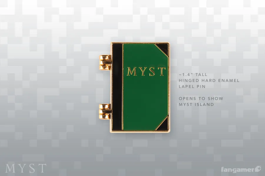 MYST Opening Book Pin