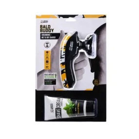 New - The Cut Buddy Rotary Shaver with Bonus Coarse Hair Shaving Cream - Trial Size - 3 fl oz