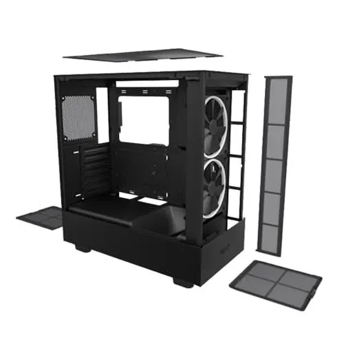 NZXT H5 ELITE MID-TOWER E-ATX CABINET BLACK