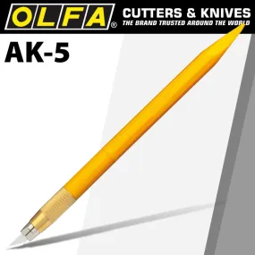 OLFA OLFA ART KNIFE PROFESSIONAL WITH SPARE BLADES BLISTER CTR AK-5