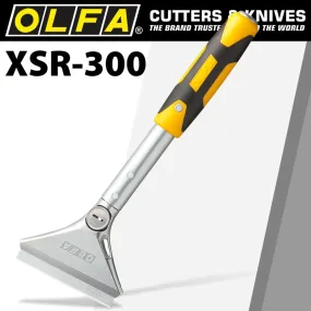 OLFA OLFA HEAVY DUTY SCRAPER 300MM WITH 0.8MM BLADE AND SAFETY BLADE COVER OLF XSR-300