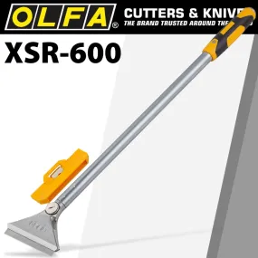 OLFA OLFA HEAVY DUTY SCRAPER 600MM WITH 0.8MM BLADE AND SAFETY BLADE COVER OLF XSR-600