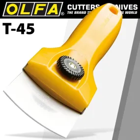 OLFA OLFA SCRAPER ARC BLADE 45MM MULTI EDGE REPLACABLE BLADE OLF SCR T45