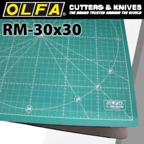 OLFA ROTATING MAT METRIC GRID 30CM X 30CM MAT RM 30X30