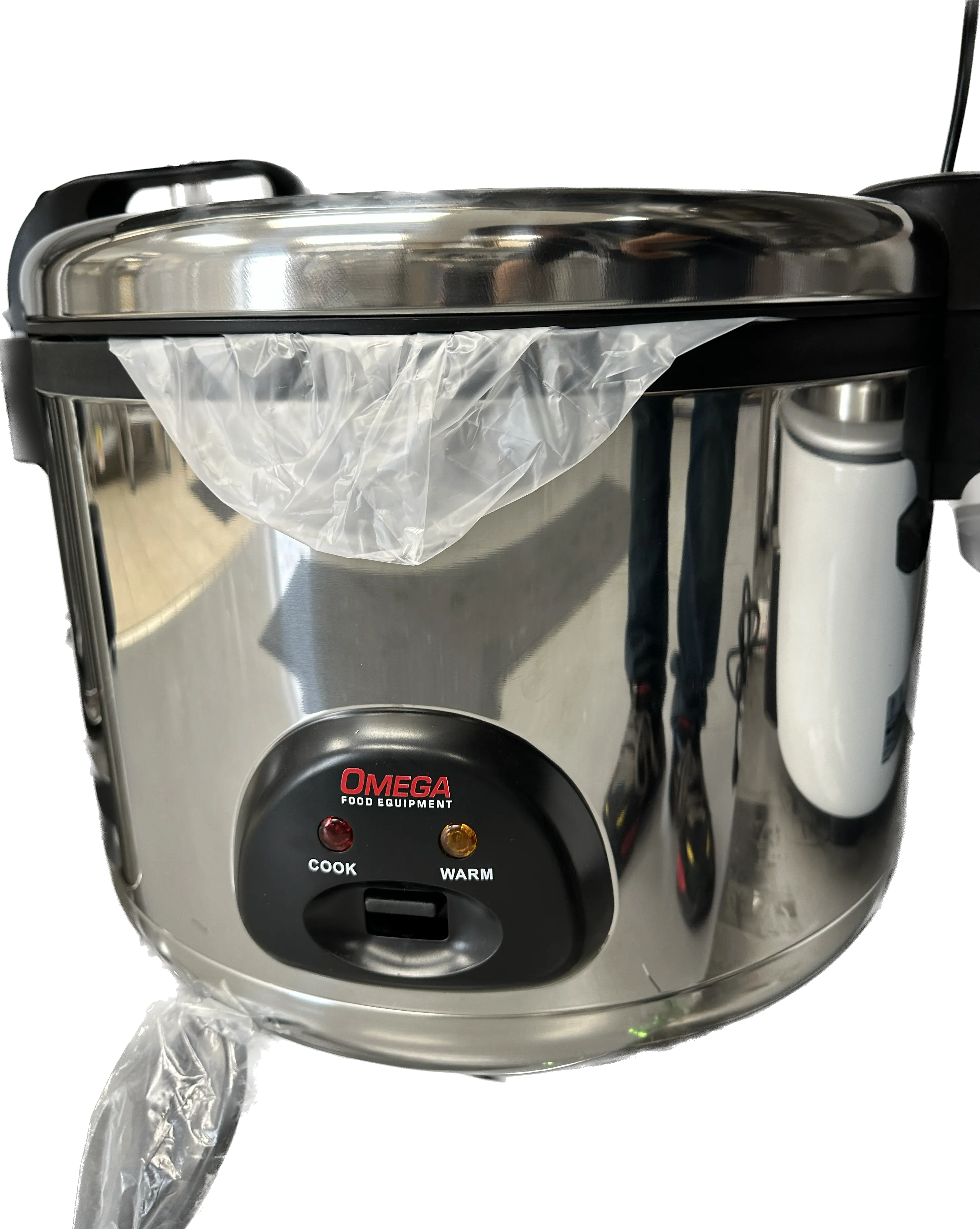 Omega Commercial 100 Cup Rice Cooker/Warmer (27 L cooked) - CFXB-270B