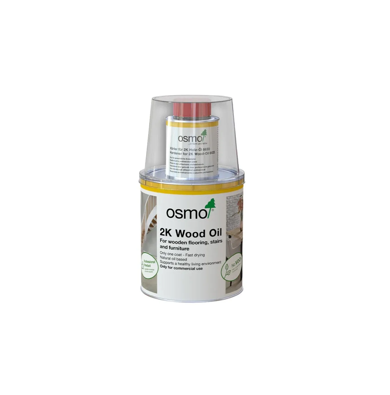 OSMO | 2K Wood Oil Voc Free 1000ml Cherry 6116