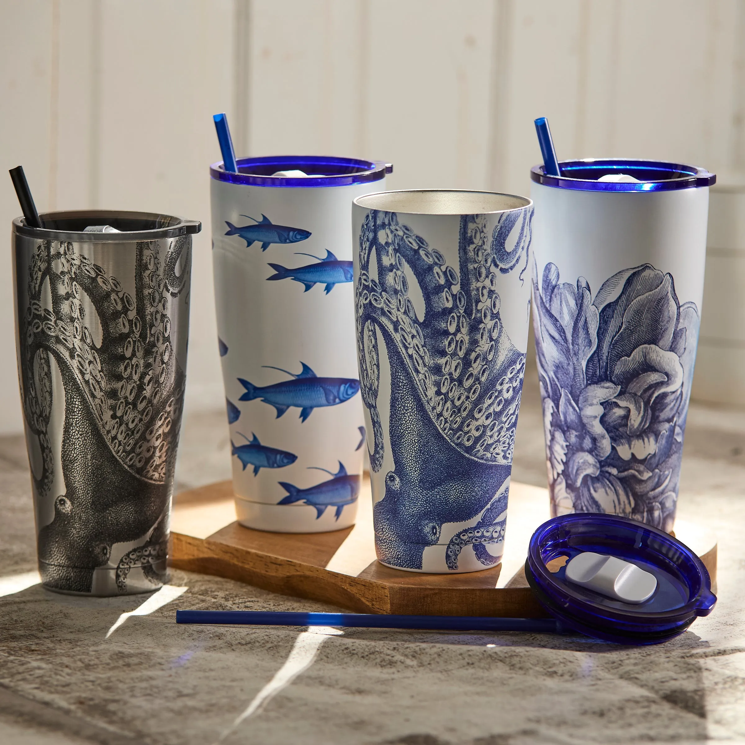 Peony Stainless Steel Insulated Tumbler