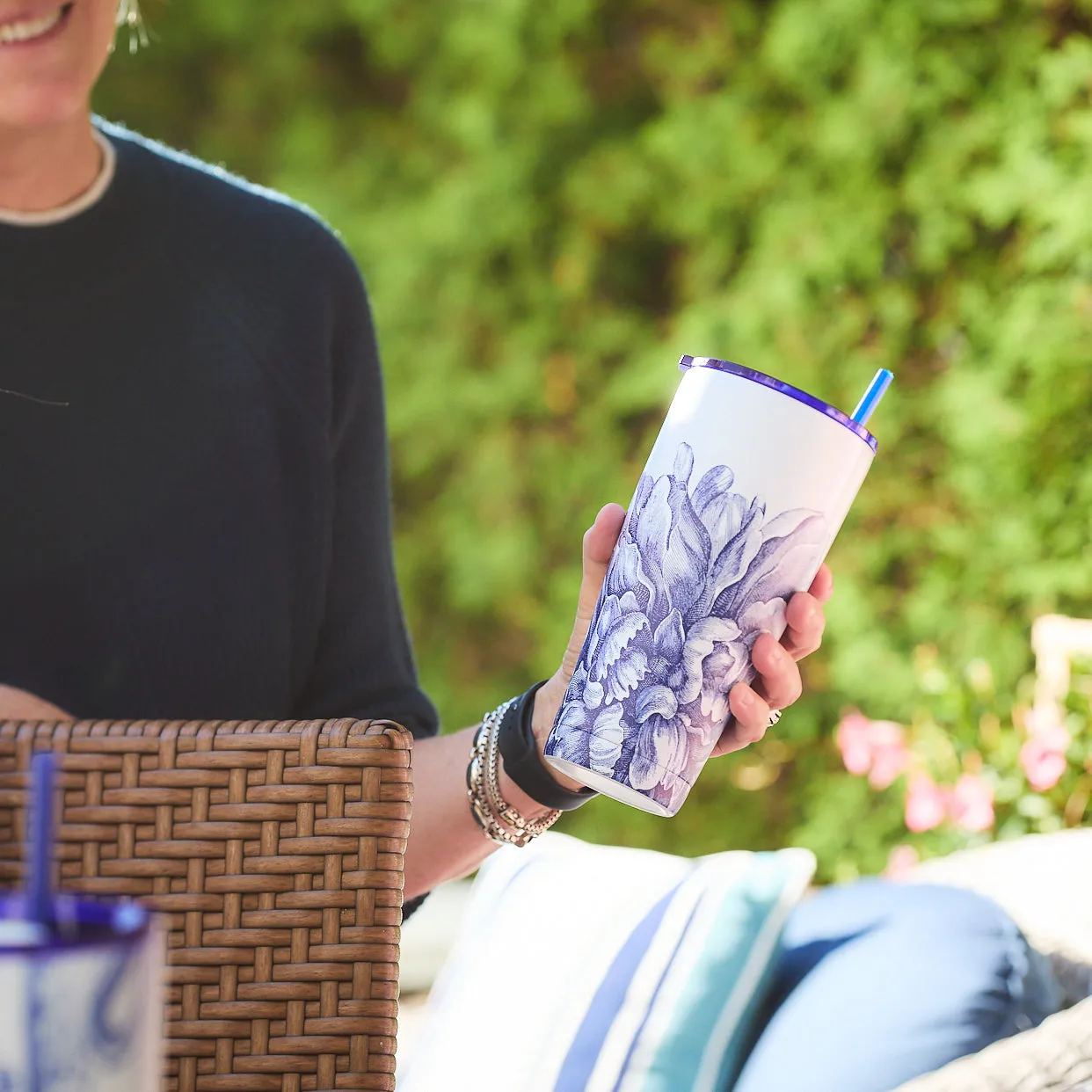 Peony Stainless Steel Insulated Tumbler