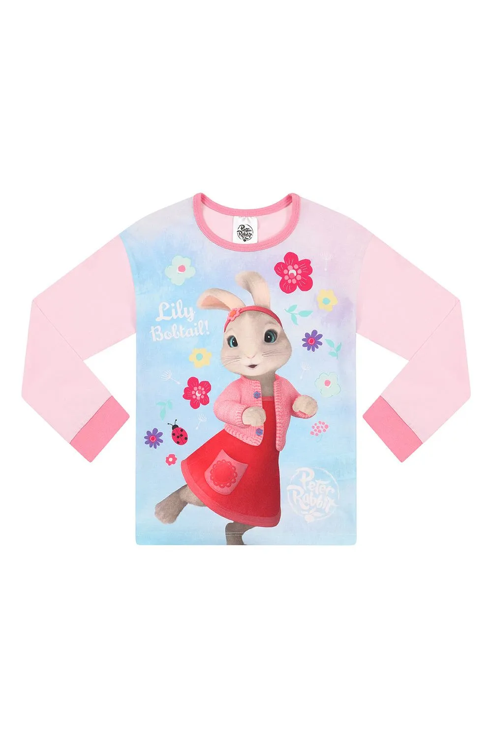 Peter Rabbit Girls Lily Bobtail Long Pyjama Set