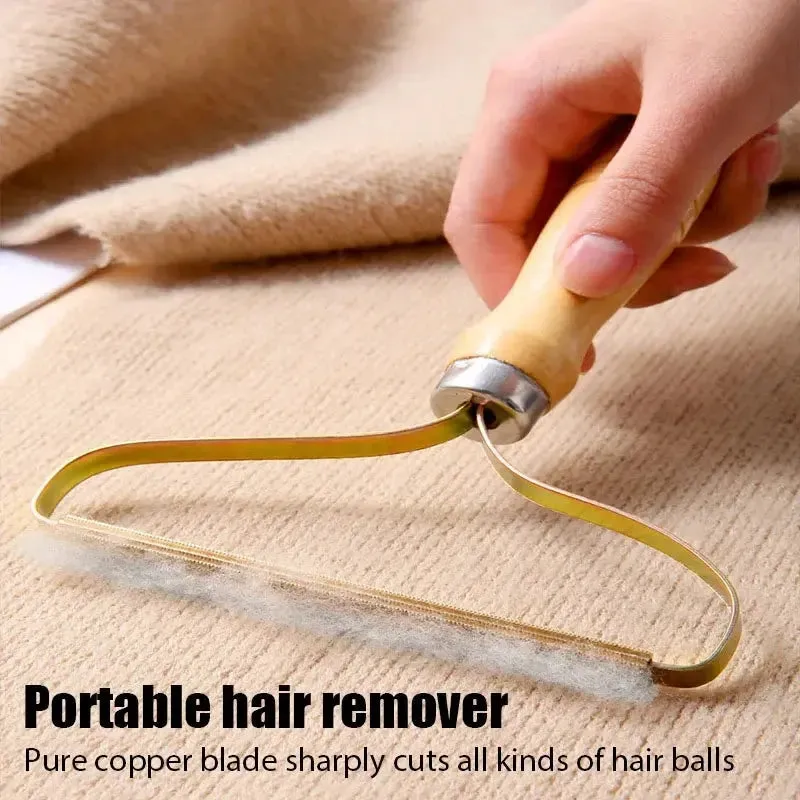 Portable Pet Hair Remover Manual Lint Cleaner & Cat Hair Brush