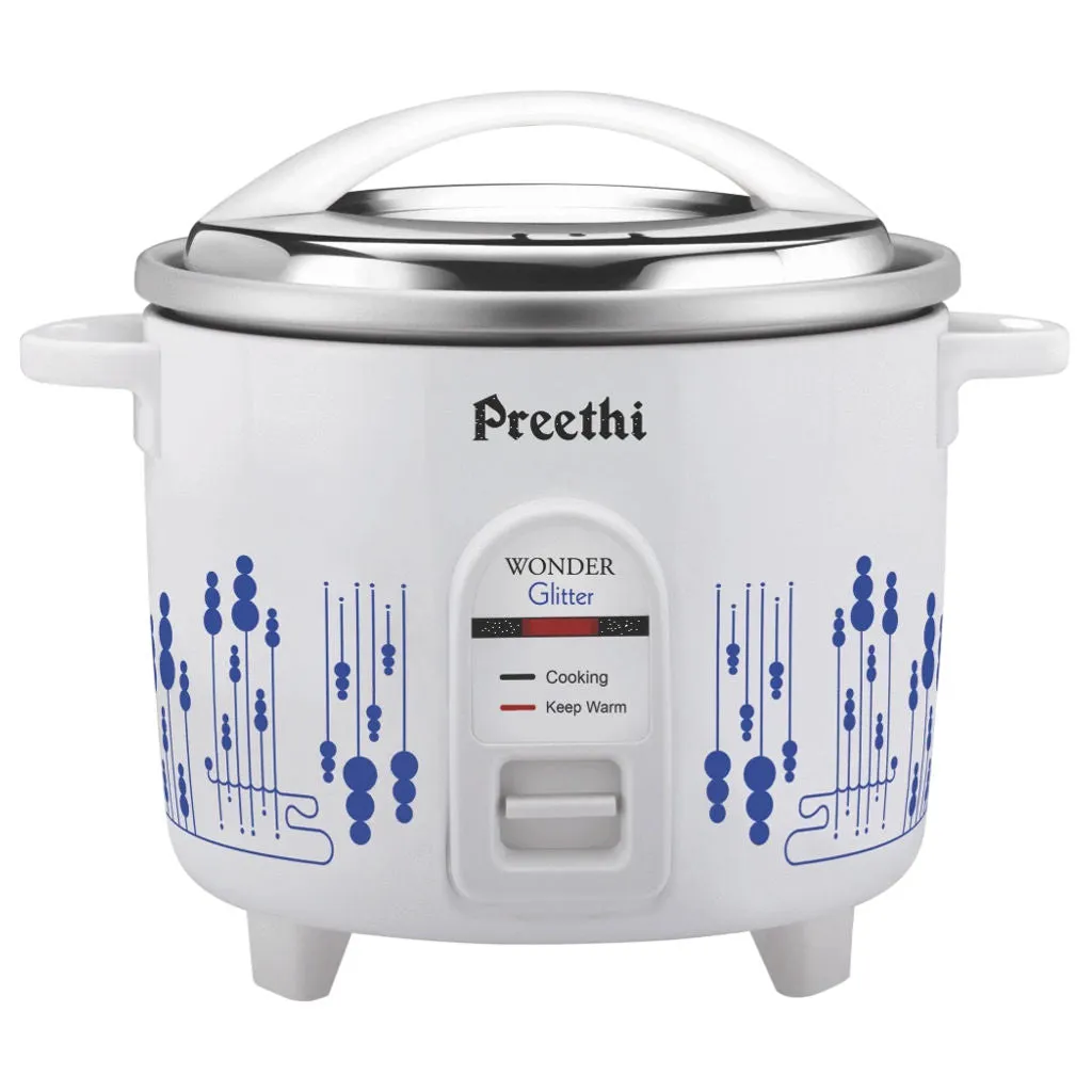 Preethi Glitter Electric Rice Cooker 2.2 Ltr Double Pan RC326