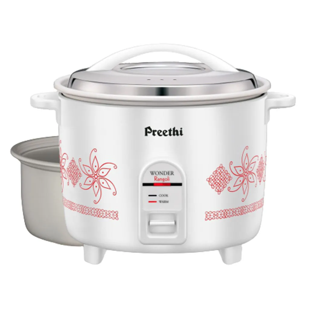 Preethi Rangoli Rice Cooker Double Pan 2.2 Litres RC 321