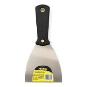 Pretul Flexible Blade Putty Knife, Spackle Knife, Tang Scraper, Metal Scraper Tool. Ideal for Drywall, Putty, decals, wallpaper, plaster, baking, patching, painting, stucco and much more - 21517 and 21516