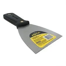 Pretul Flexible Blade Putty Knife, Spackle Knife, Tang Scraper, Metal Scraper Tool. Ideal for Drywall, Putty, decals, wallpaper, plaster, baking, patching, painting, stucco and much more - 21517 and 21516