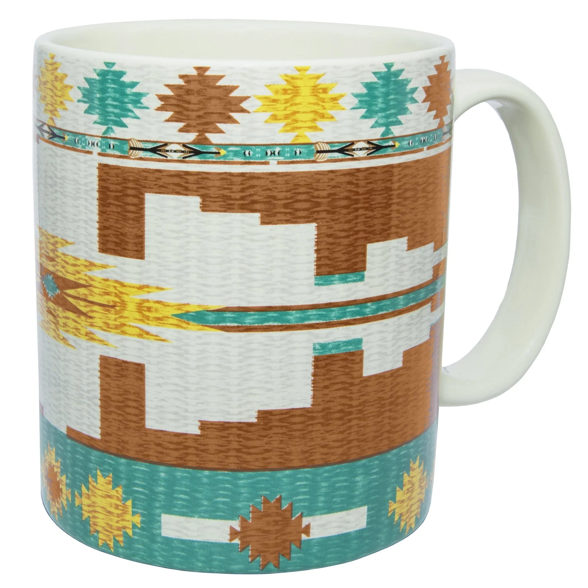 Pueblo Aztec Mug, Set of 4