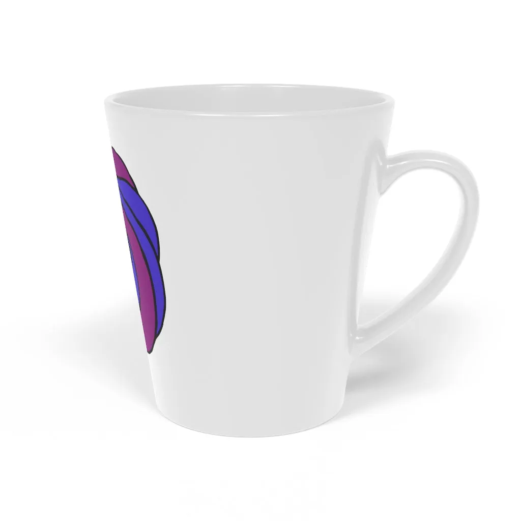 Purple and Blue Unicorn Latte Mug, 12oz