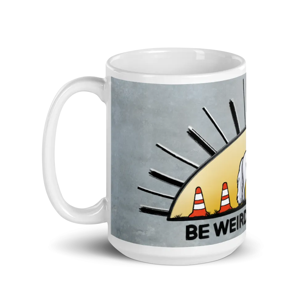 "Be you" White glossy mug