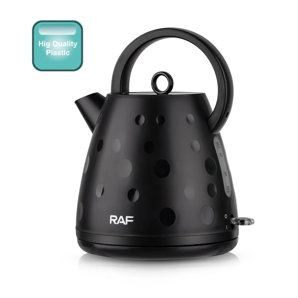 RAF Electric Kettle | 2L Large Capacity | High Quality Plastic | Led Lamp