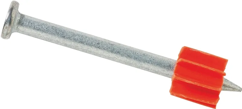 Ramset 1516 Drive Pin, 0.145 in Dia Shank, 2-1/2 in L , Steel, Zinc :BX100: QUANTITY: 1