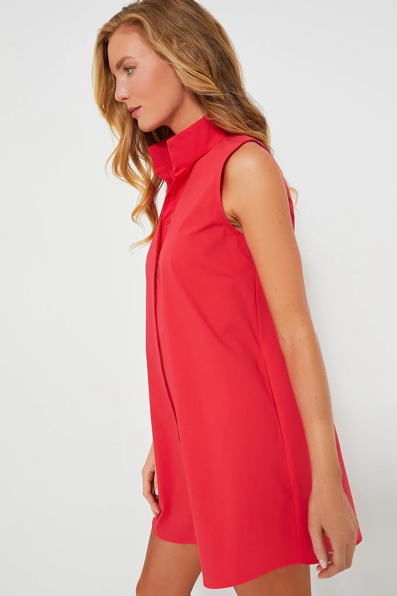 Red Sleeveless Charlie Dress