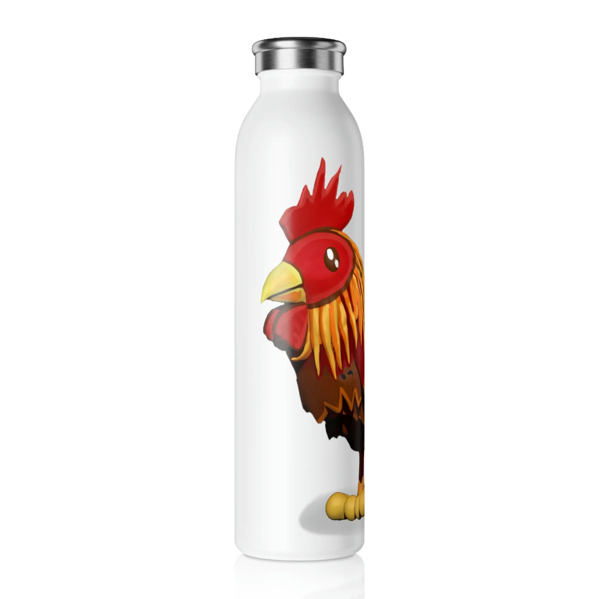 Rooster Slim Water Bottle