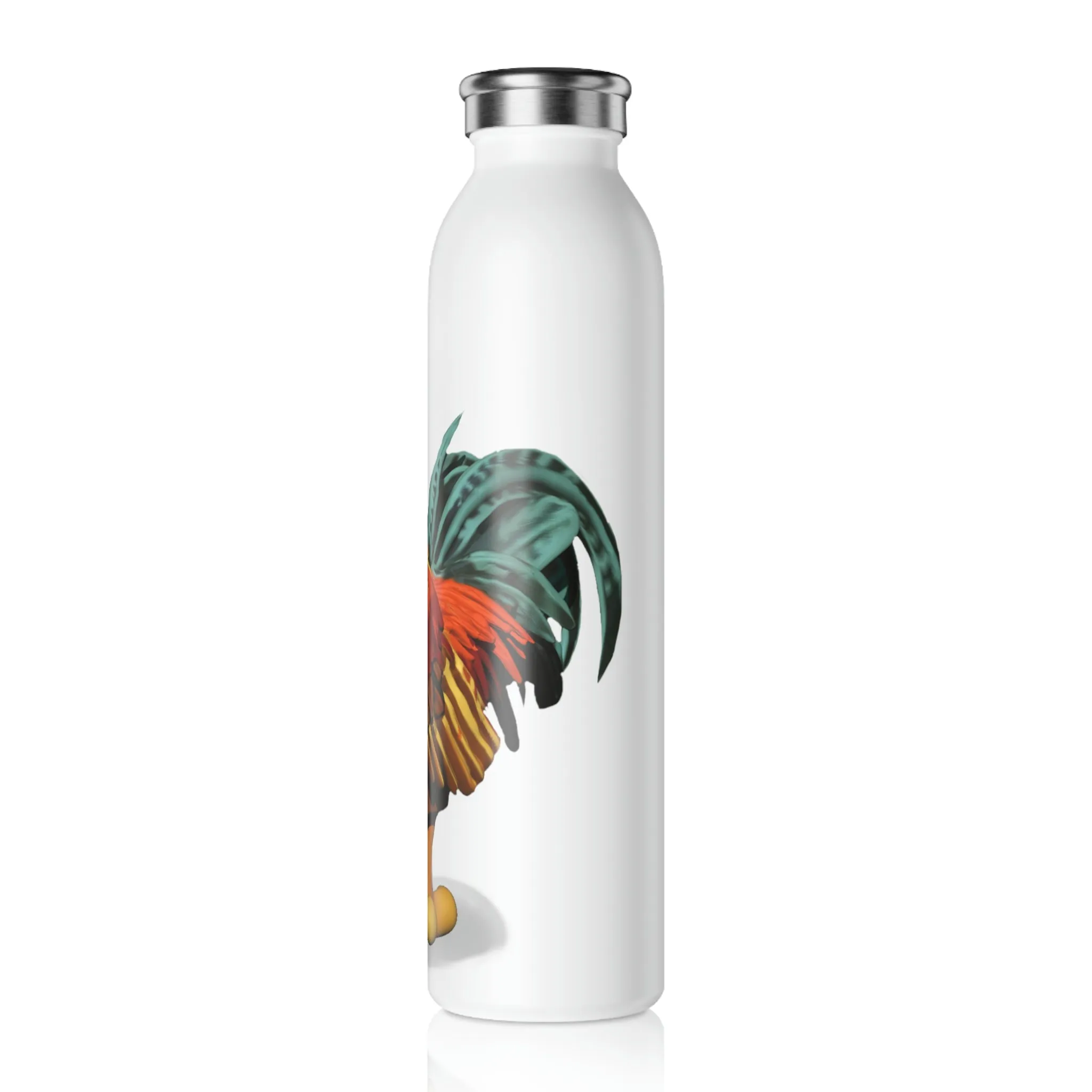 Rooster Slim Water Bottle