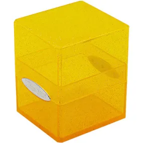 Satin Cube - Glitter Yellow