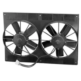 SPAL Electric Radiator Fan (Dual 11" - Puller Style - High Performance Shroud - 2720 CFM) 30102052