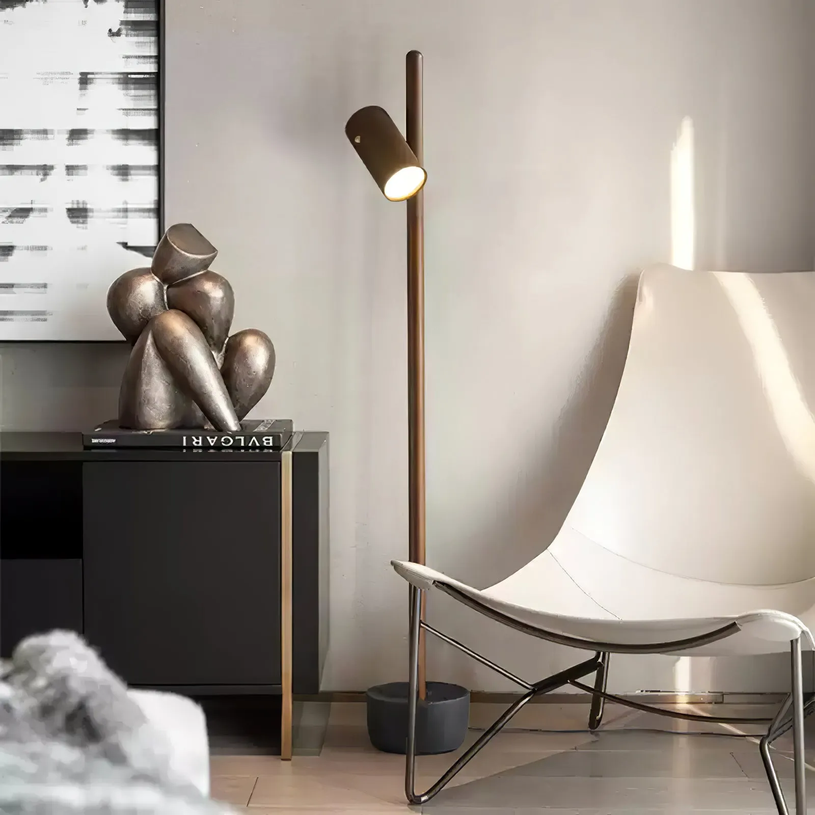 Spotlight Wood Floor Lamp