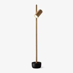 Spotlight Wood Floor Lamp